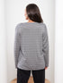 LC Waikiki Crew Neck Striped Long Sleeve Women's Cardigan